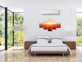 Obraz - Pole maków (125x70 cm)