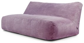 Fioletowy sztruksowy worek do siedzenia Sofa Tube 190 – SLOWDOWN