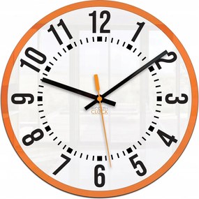 Zegar ścienny okrągły cichy klasyczny akrylowy na ścianę duże cyfry stylowy