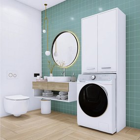 Szafka na pralkę, biały mat, 31 x 64 x 180 cm