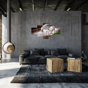 Obraz - Śpiący anioł (125x70 cm)