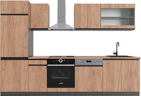 Aneks kuchenny złoty dąb power/antracyt 300x60x81.6 r-line