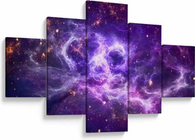Obraz - Purple Universe (125x70 cm)