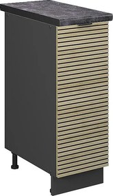 Szafka apteczna panel dębowy 30x60x82 fame-line