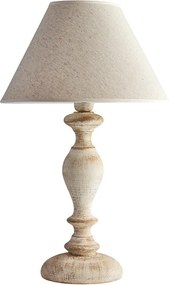 Cascina Lume w kolorze białym i gołębiej szarości, 1 lampa z abażurem dm.35 H.57 Ø35 BL265-LM-BT