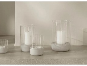 Szklany świecznik na świeczkę typu tealight Calma – Blomus
