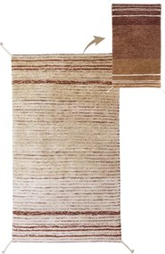 Ceglasty bawełniany dywan 80x140 cm Twin Toffee – Lorena Canals