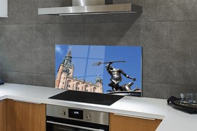 Panel szklany do Kuchni Zabytkowy Kościół v Gdańsku