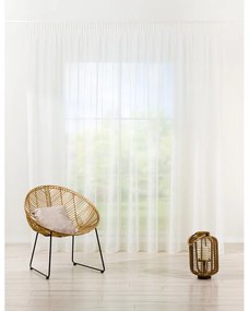 Kremowa firanka z woalu 140x245 cm Barbara – Mendola Fabrics