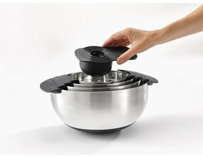 Misy w kolorze srebra z połyskiem zestaw 9 szt. Nest 100 Collection – Joseph Joseph