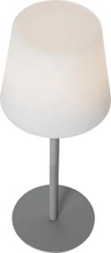 Zestaw 2 szare lamp stołowych z akumulatorem 40 cm IP54 - Jude