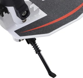 Homcom Hulajnoga Dziecięca z Amortyzacją Regulacja Wysokości Biała Aluminiowa | Aosom PL