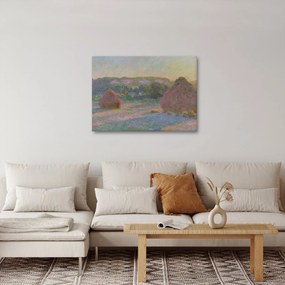 Obraz - Claude Monet, Stacks of Wheat (End of Summer) , reprodukcje (70x50 cm)
