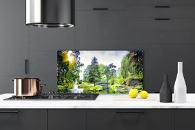 Panel Kuchenny Promienie Słońca Nad Wodospadem