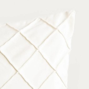 Poszewka dekoracyjna COMERI ecru w romby 45x45 cm HOMLA