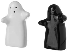 Ceramiczny zestaw solniczki i pieprzniczki Unimasa Ghosts