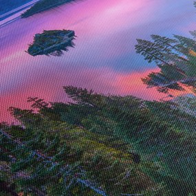 Obraz - Jezioro Tahoe, Sierra Nevada, Kalifornia, USA (z zegarem) (90x30 cm)