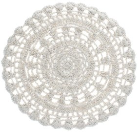 Mata stołowa z mieszanki bawełny ø 35 cm Crochet – Rex London