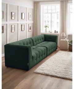 Ciemnozielona sofa 324 cm Kleber – Bobochic Paris