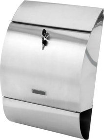 Skrzynka na listy ze stali nierdzewnej 33 x 48 x 17 cm