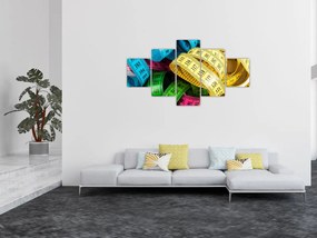 Obraz mierników koloru (125x70 cm)