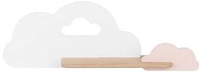 Kinkiet dziecięcy LED z półką CLOUD LED/5W/230V biały/różowy