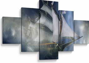 Obraz - Statek widmo (125x70 cm)