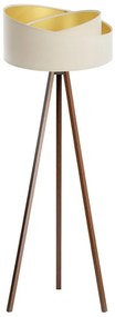 Lampa stojąca GALAXY 1xE27/60W/230V krem/wenge