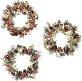 Kreatywny zestaw DIY CHRISTMAS do tworzenia wieńców i dekoracji - różne warianty