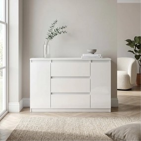 Komoda NUDO 120 cm do Salonu Sypialni Biały