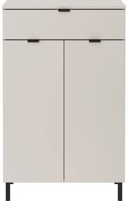 Kremowa wysoka szafka łazienkowa 60x97 cm Arcena – Germania