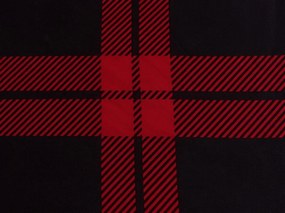 PrzytulneMieszkanie.pl Prześcieradło z mikrofibry ALBURY czerwone 90x200 cm