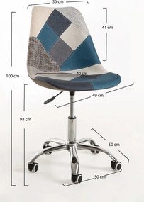 Zestaw 4 Krzese Neo Patchwork