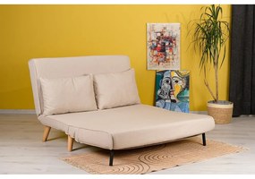 Beżowa rozkładana sofa 120 cm Folde – Artie