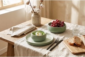 Zielone kamionkowe miski na zupę/na ramen zestaw 4 szt. 1 l Aura Vira – Bonami Selection