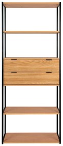 Regał w dekorze jesionu w naturalnym kolorze 84,5x200 cm Minato – House Nordic