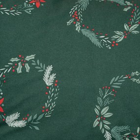 4Home Świąteczna pościel bawełniana Poinsettia, 160 x 200 cm, 70 x 80 cm, 160 x 200 cm, 70 x 80 cm