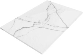 Mexen Hugo brodzik prostokątny SMC 100 x 90 cm, biały kamień - 42159010
