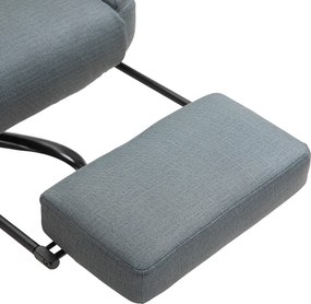 Krzesło biurowe Vinsetto fotel biurowy krzesło komputerowe z regulacją wysokości i podnóżkiem 360° PU 68x80x120–126cm | Aosom PL