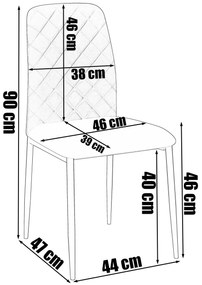 Welurowe beżowe krzesło  P3-Z28
