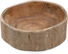 Dekoracyjna okrągła drewniana miska DALB