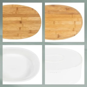 Kela Chlebak ceramiczny SALENA, biały