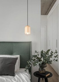 Beżowa lampa wisząca ø 11 cm Nara – Reality