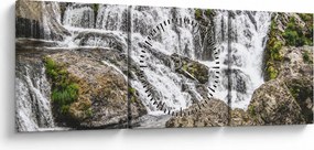 Obraz - Rapids (z zegarem) (90x30 cm)