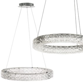 LAMPA WISZĄCA LED MS005-CP 50cm Chrom