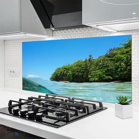 Panel Szklany Samotne Drzewo nad Morzem