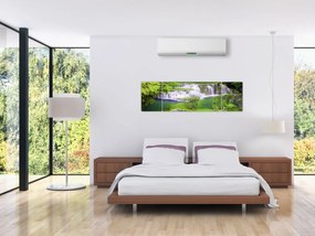 Obraz - Wodospady Huay Mae Khamin, Kanchanaburi, Tajlandia (170x50 cm)
