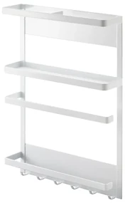 Biała półka magnetyczna YAMAZAKI Tower Magnetic Side Rack