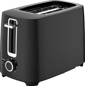 Toster KitchenChef 700W 2 Plasterka Czarny - Szybko Opiekaj Twoje Kanapki z Zmiennym Termostatem