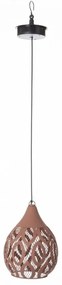 Solarna wisząca lampa zewnętrzna LED (wysokość 19.5 cm) – LDK Garden